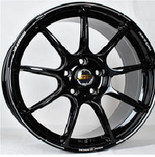 8.5*18  5/114.3 ET40 d67.1  (TS9017) BLACK Stuttgart